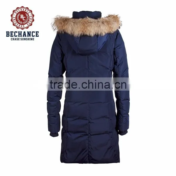 ST15-DC4006 Women's Winter Parka With Faux Fur Hood photo-2