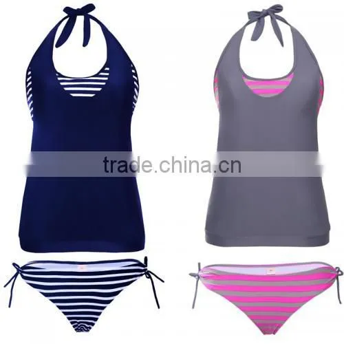 China Wholesale Two Piece Tankinis Set for Women Beachwear