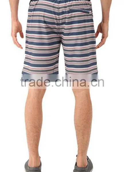 High Quality China Manafacturing Wholesale Stripped Sweat Shorts in Hot Season photo-3