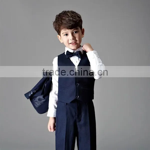 2016 New Spring Summer Boys Western-Style Clothes Set Kids Wedding Suit Formal Clothing B-NB-CS905-21 photo-2