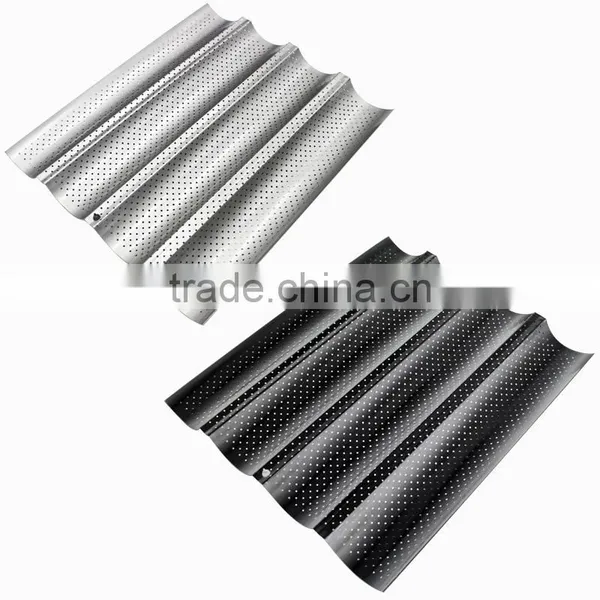 2017 High Temperature Resistant Baguette French Bread Baking Tray Nonstick Carbon Steel Baguette Bread Baking Mold Free Shipping photo-2