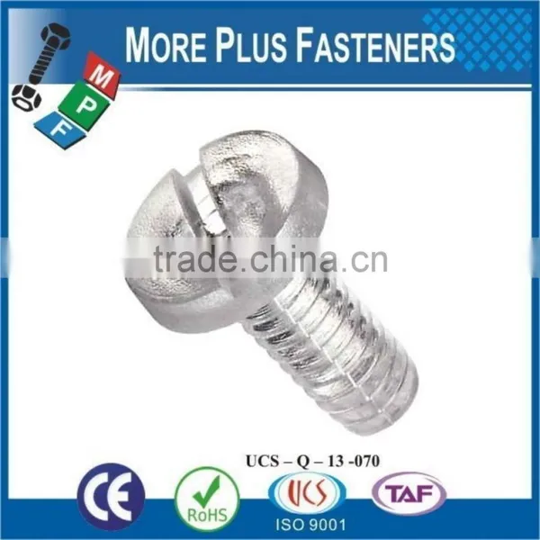 Made in Taiwan Black Nylon Philips Slotted Polycarbonated Slotted Stainless Steel Slotted Drive Binding Head Machine Screw photo-4