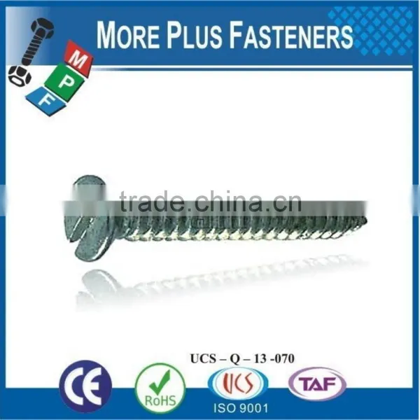 Made in Taiwan ISO 1482 Slotted Flat Countersunk Head Tapping Screws With Cone End Type DIN 7972 C photo-3