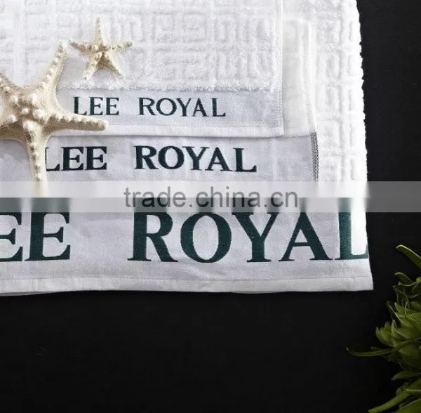 Cheap Wholesale Hotel Quality Plain Hand Towel Set With Logo photo-3
