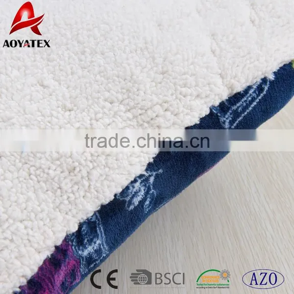 Double Side Custom Print Microfiber Flannel Fleece Luxury Extra Large Cushions photo-4