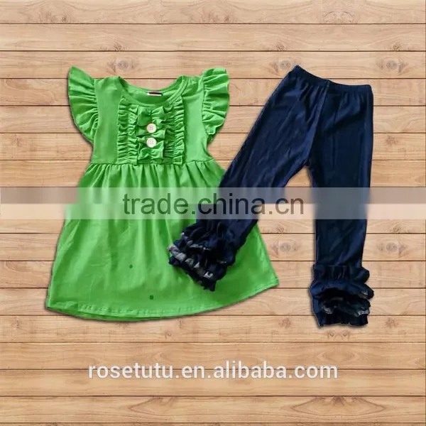 Cotton Short-sleeved Little Girl Set a Variety of Colors Can be Selected in the Chinese Factory Manufacturing photo-2
