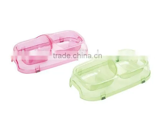 Plastic Pet Double Bowl / Pet Bowl Food / Pet Feeders photo-3