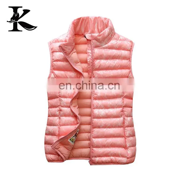 Wholesale Male Casual Camouflage Stand Collor Padded Down Vest photo-5
