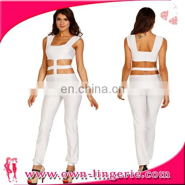 Black Sexy Vest Wide-legged Jumpsuit photo-3