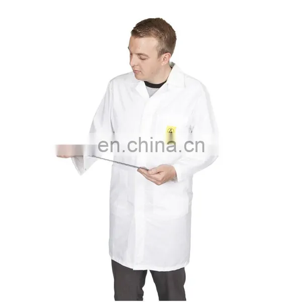 Excellent Anti-static Performance ESD Smock Standard 3/4 ESD Antistatic Clothes photo-3