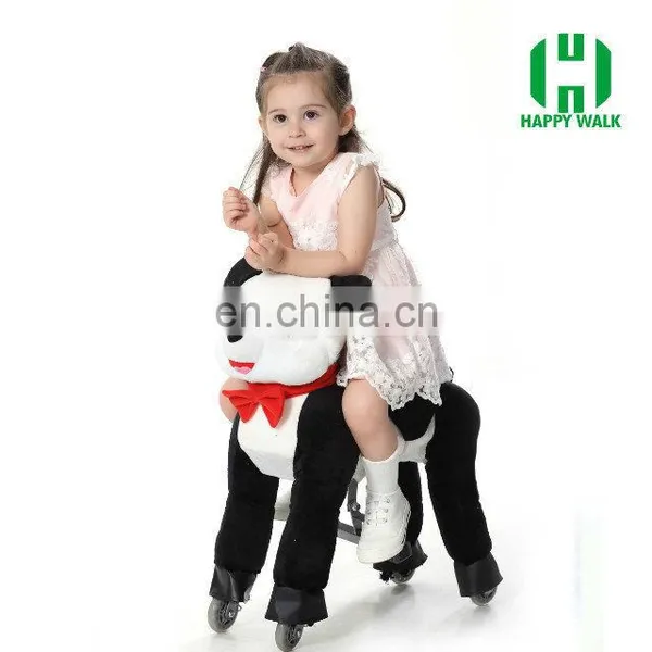 HI Indoor Playground Plush Walking Ride on Horse Toys photo-4