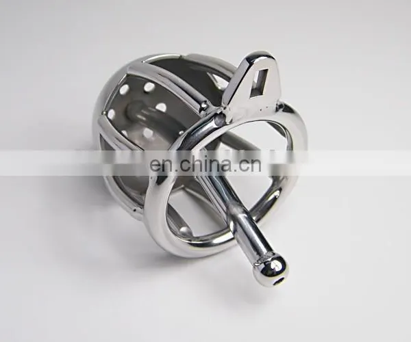 2015 New Design Stainless Steel Lockable Cock Cage Penis Cage photo-6