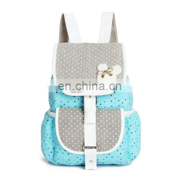 Fashion Canvas Travel Bag Girls School Backpack Bag photo-5