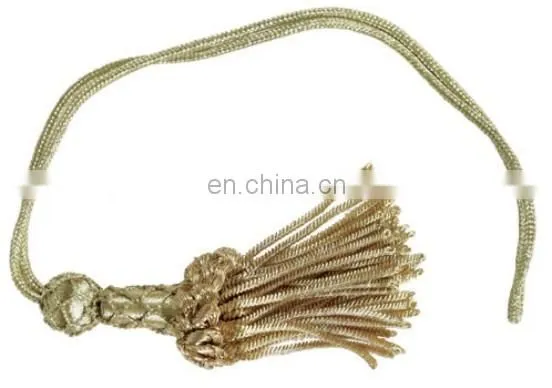 Gold Sword Knot Knitted Knot With Gold Cord | Uniform Accoutrements | Pakistani Sword Knots photo-6