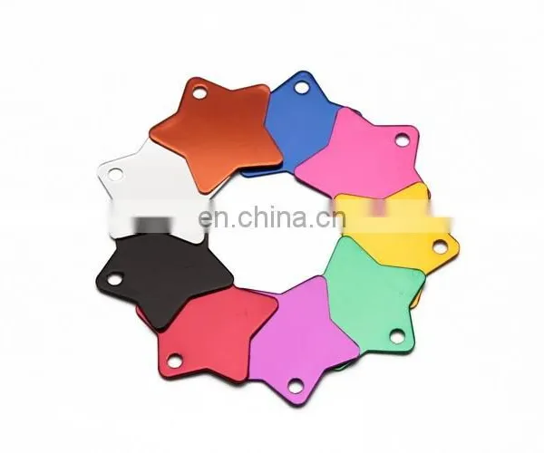 Star Shaped Blank Aluminum Pet Collar Tag photo-6