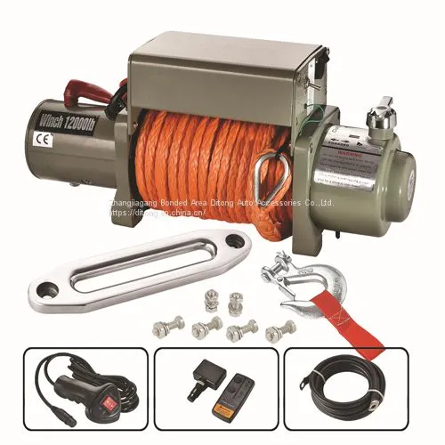 4x4 12000lbs Wireless Heavy Duty Electric Winches 12v/24v photo-2