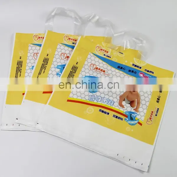 Factory Price Plastic Diaper Handle Bag photo-2