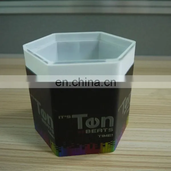 Fashionable High Clear Acrylic Hexagon Display Packaging Box With Luxury Design Low Price photo-3