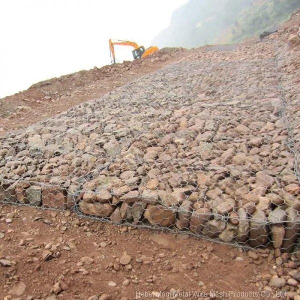 Factory Price Woven High Tensile Strength Gabion Mesh for Sale photo-4