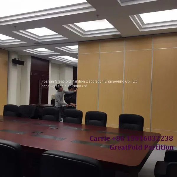 2019 New Operable Folding Bathroom Partition Glass for Exhibition Hall photo-5