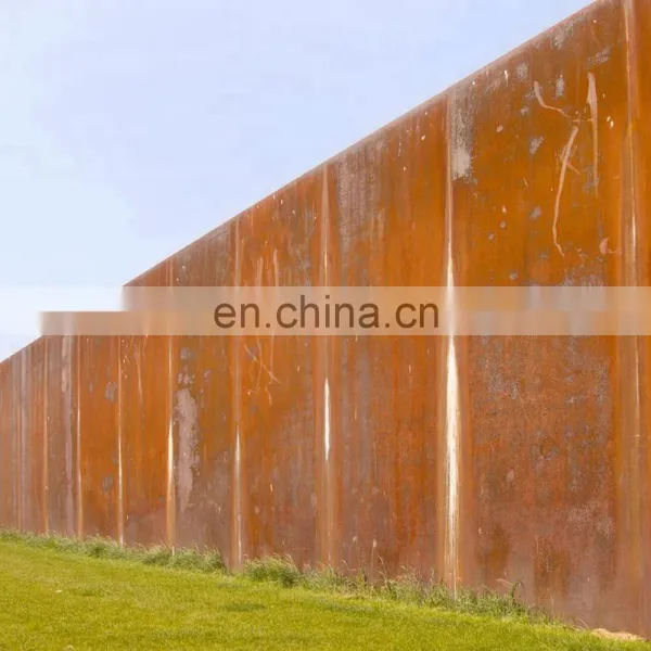 Corten Steel Fence Wall Weathering Steel photo-3