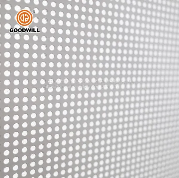 Decorative Aluminum Waterproof Ceiling Tile Perforated Metal Sheet for Commercial Building photo-2
