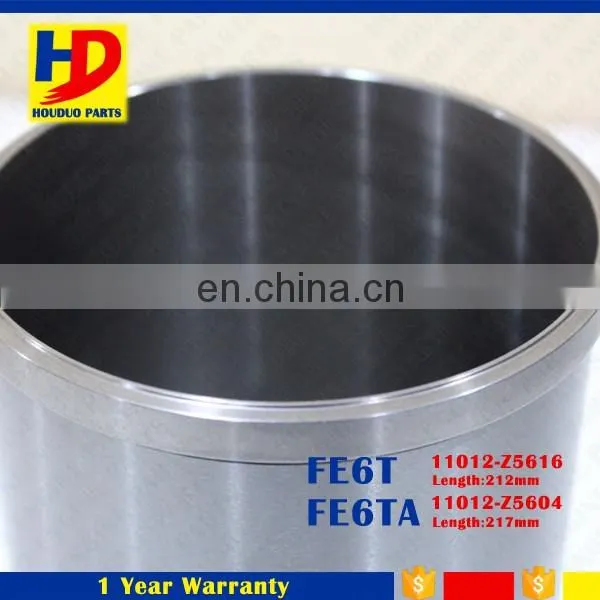 212mm Diameter Engine Parts For FE6T/FE6TA Engine Liner Part No 11012-Z5616 photo-2