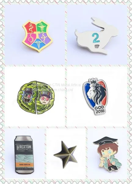 Metal Idol Badge Custom Star Surrounding Cartoon Brooch Custom Concert Bus Paint Badge photo-2