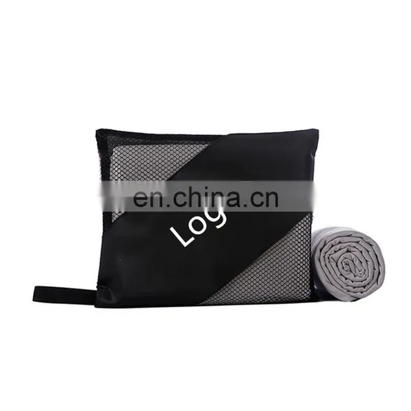 30 Colors in Srock Water Absorption Soft Hand Feel Microfiber Towel With Carry Bag for Beach Travel Gym Yoga photo-3