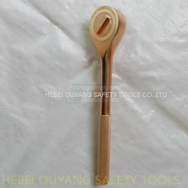Non-Sparking Safety Hand Tools Ratchet Spanner/Wrench,1/2 photo-2