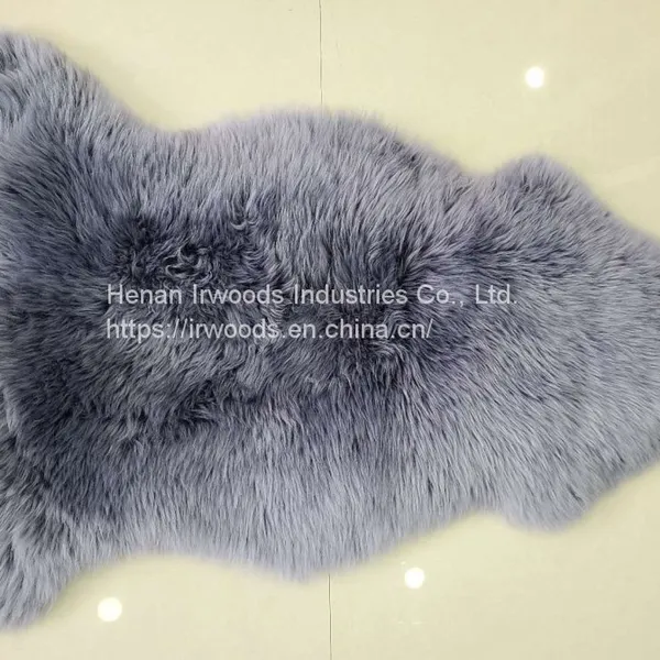 Factory Directly Sale Shaggy Real Sheepskin Area Rug Fur Cushion Genuine Sheepskin Carpet photo-5