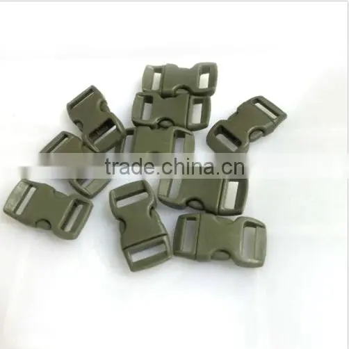 12pcs 3/8" Curved Side Release Plastic Buckle for Paracord Bracelet Colorful photo-3