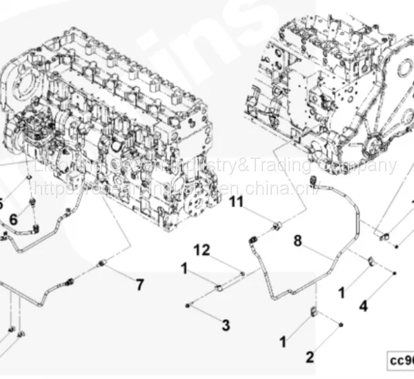 Водопроводная труба компрессора для 6CT8.3/ISC8.3/QSC8./6D114 photo-3