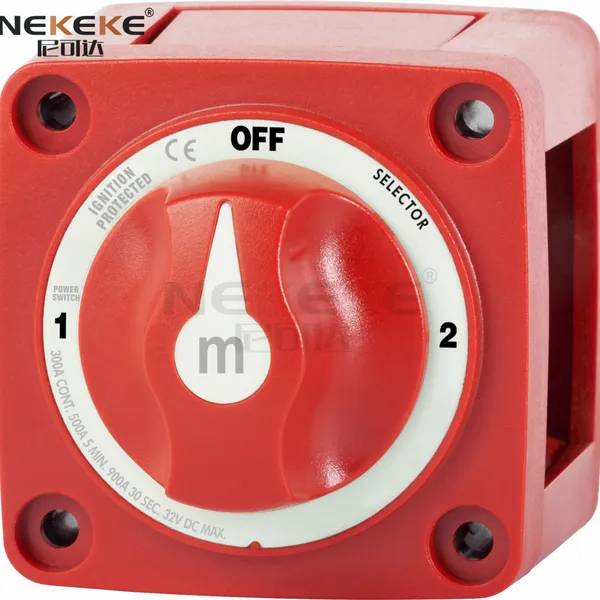 NEKEKE MT084 300A Auto Selector 3 Position Blue Sea 6008 Battery Switch For Marine Boat Yacht Car photo-5