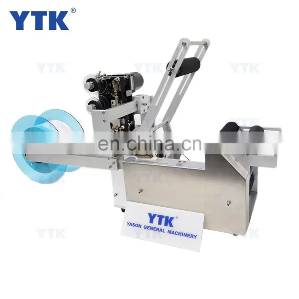 Semi Automatic Tabletop Date Printing Labeling Machine For Round Bottles photo-2
