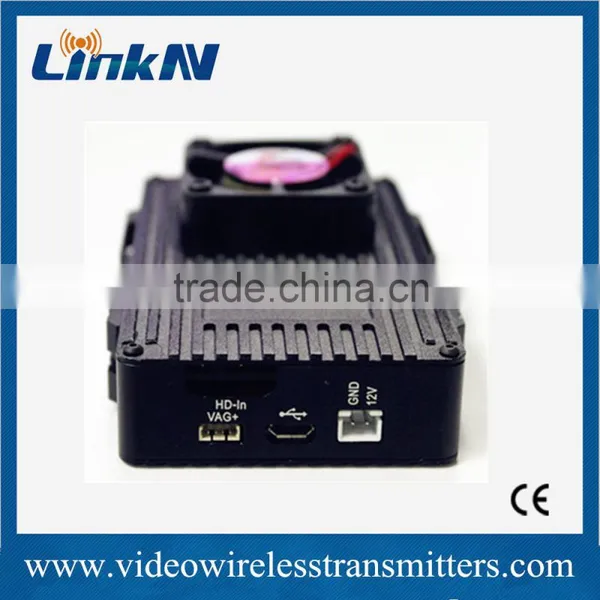 QPSK 12V 300-900MHz Uav hd Video Audio Transmitter With 128-bit AES Encryption photo-2