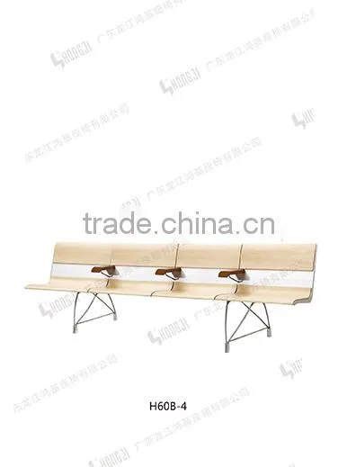 Italy Design Public Area Seating Bustation Waiting Chair With Armrest H60B-3-E photo-6