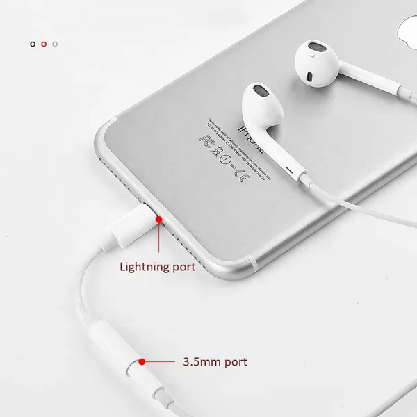 2 in 1 8 Pin to 3.5 mm Headphone Earphone Aux Splitter Adapter for IPhone X/8/8 Plus/7/7 Plus photo-4
