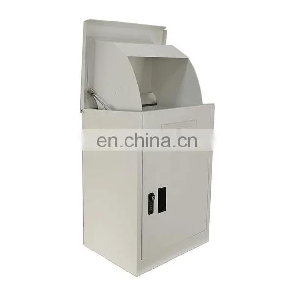 Outdoor Stainless Steel Metal Post Safe Private Home Parcel Box For Letter Mail photo-2