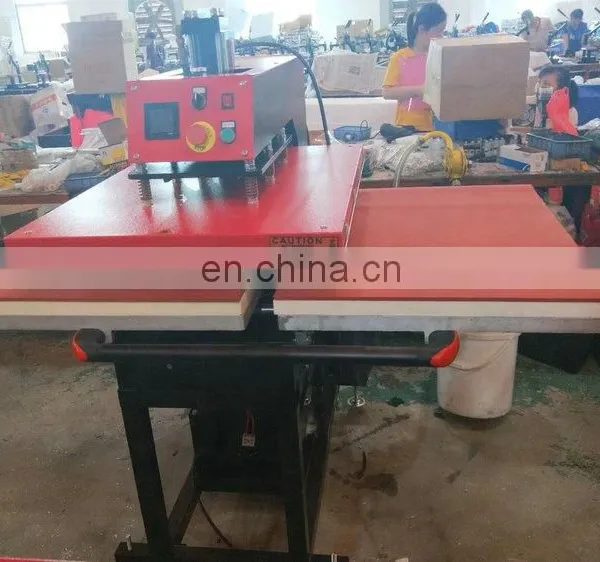 LCD Pneumatic Automatic Double Station Pneumatic Heat Press Machine (38*38cm/40*50cm/40*60cm Optional,custom-made Welcomed ) photo-3