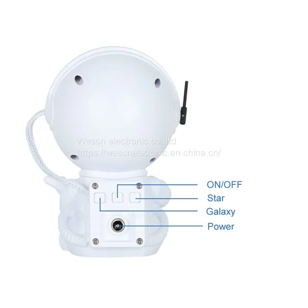 Galaxy Star Projector LED Night Light Starry Sky Astronaut Porjectors Lamp For Decoration Bedroom Home Decorative Children Gifts photo-2