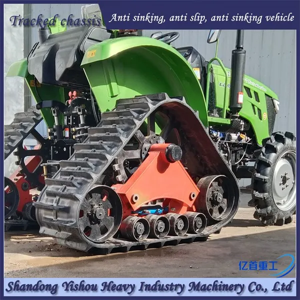 Rubber Half Chain Track Assembly Tractor Modification for Deep Plowing Operation photo-3