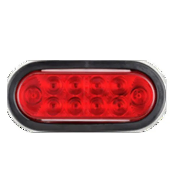 TOWKING LED 6'' Oval Stop / Tail /Turn Light Red