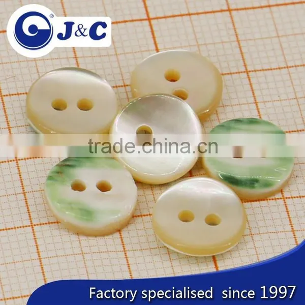 2015 Manufacture White Color Cat Eye Shell Button photo-2
