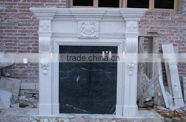 Good Sale White Marble Fireplace For Indoor photo-2