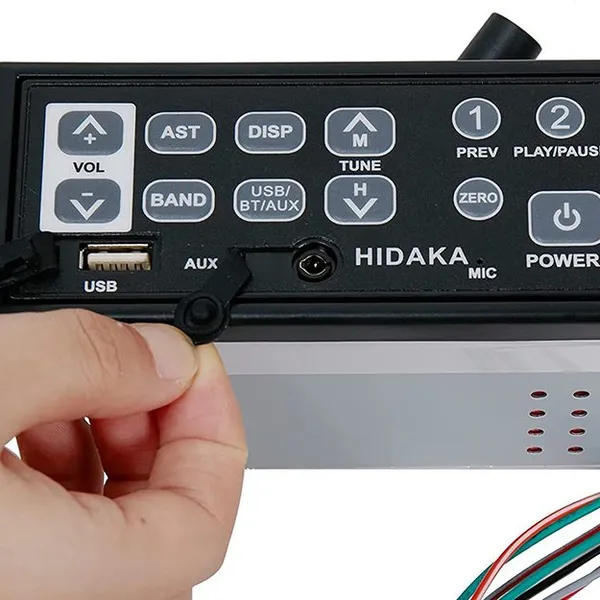 Universal Car Bluetooth USB AUX-in 24 Volt Excavator Radio for Sany Kato Excavator Spare Parts photo-5