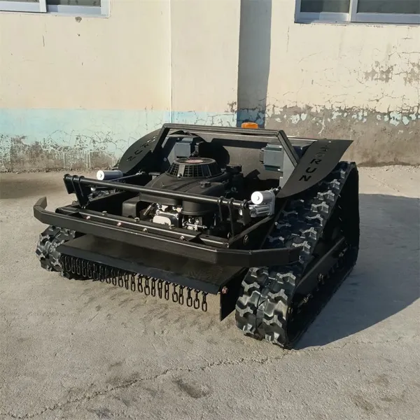 Yamaha 4 Stroke Gasoline Engine Gas-Electric Hybrid Industrial Wireless Robot Mower Rubber Track Single Cylinder Slope photo-2