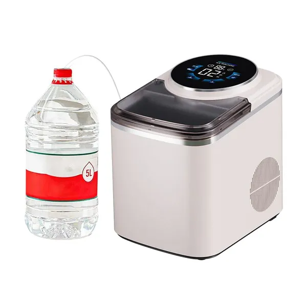 Custom Logo Portable Ice Maker Wholesale Automatic Electric Countertop Ice Machine Compact Design For Home Office RV Camping Use photo-2