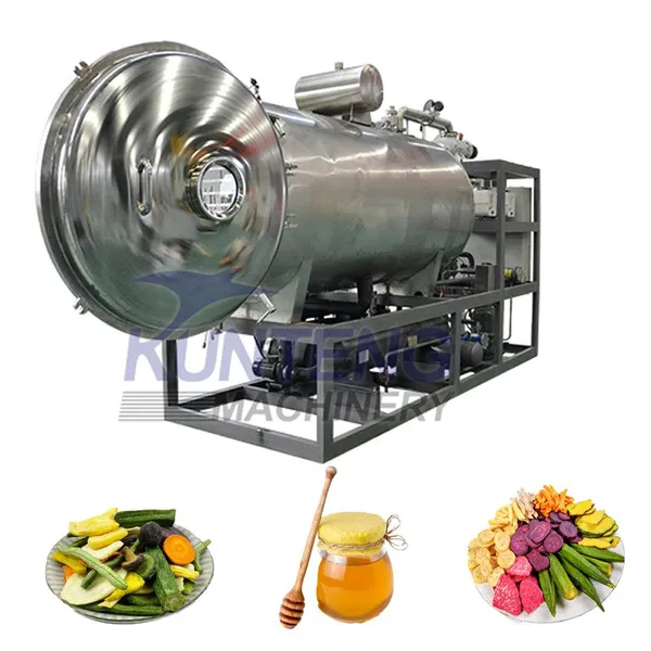Vacuum Whey Powder Petals Garlic Dairy Products Honey Industrial Freeze Dryer Lyophilizer