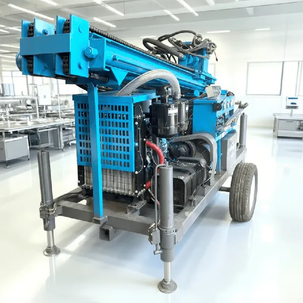 50-180 Meter Small Trailer Type Drilling Machine for Sale photo-3